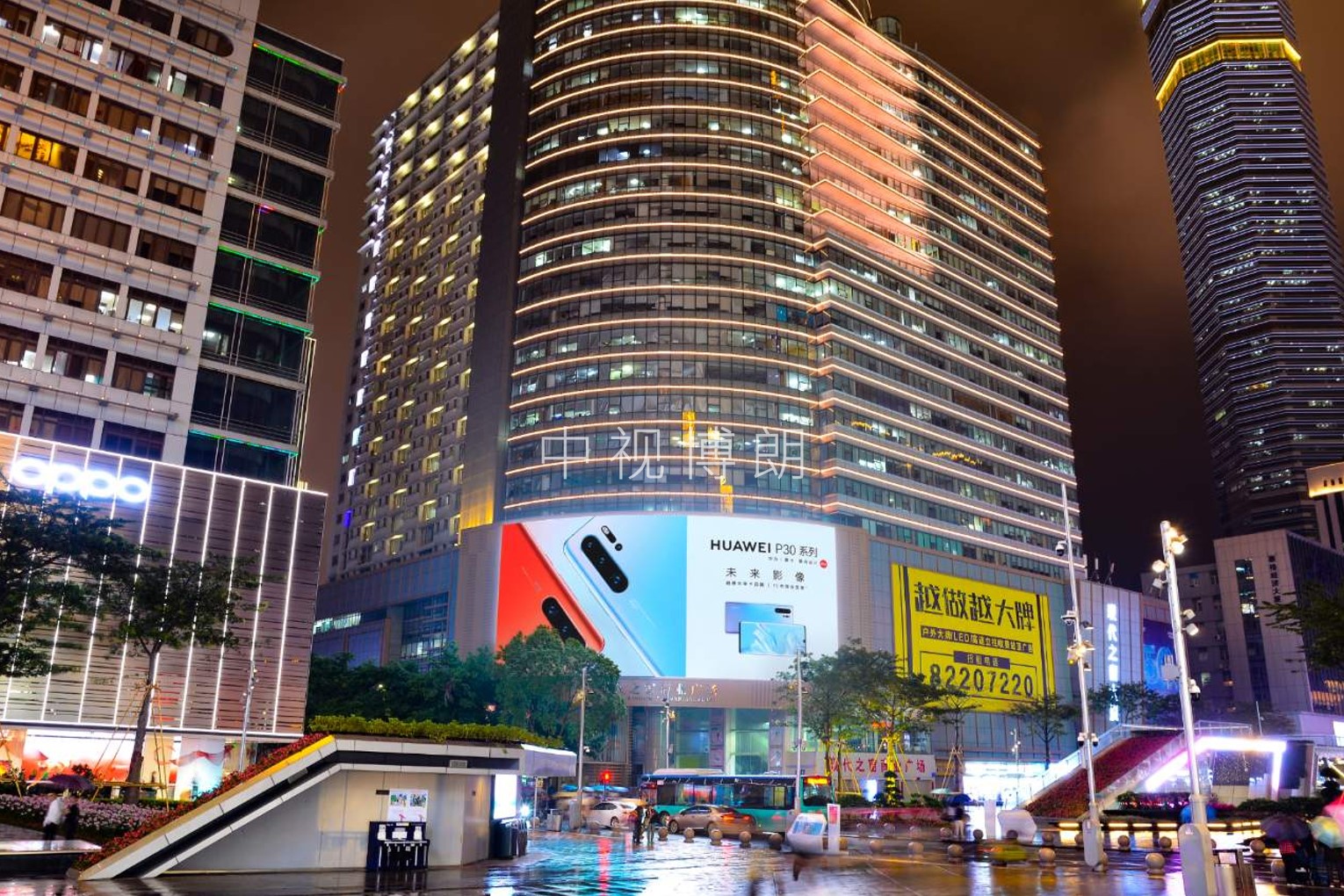 深圳LED大屏广告-深圳深南大道中电大厦屏广告-深圳地标广告