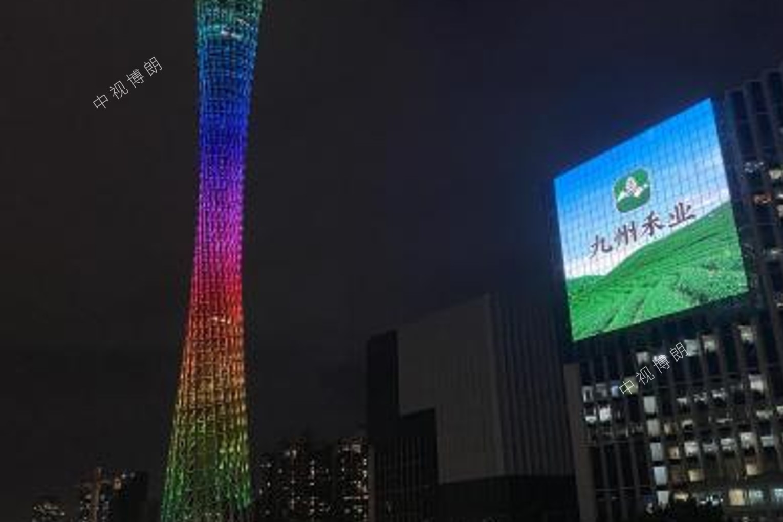 广州LED大屏广告-广州国际媒体港智媒体屏广告-广州地标广告