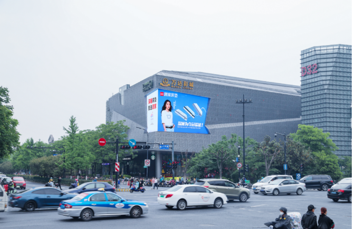 杭州LED大屏广告-杭州天阳D32-运河之星LED屏广告-杭州地标广告