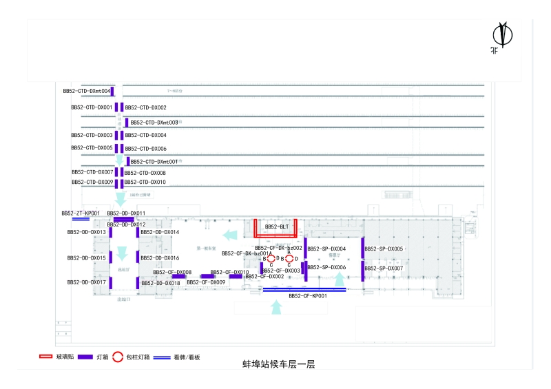蚌埠站-进站候车室灯箱8点位图