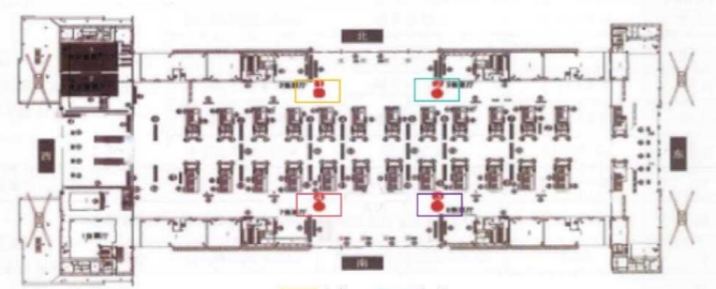 成都东站广告-进站大厅入口展位点位图