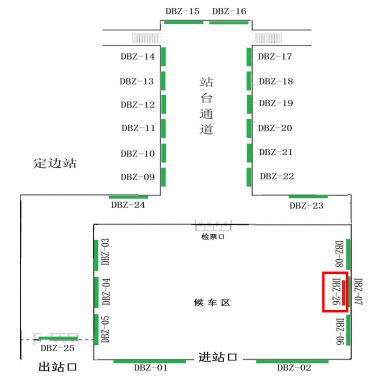 定边站-进站候车大厅灯箱26点位图
