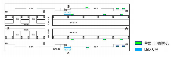 Foshan West Station advertisement-East/West Exit External LED Screen SetBitmap