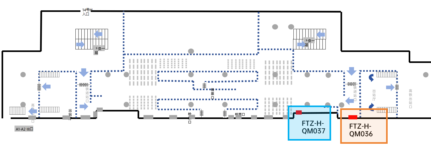 Фукуда (станция)-Световой ящик с отрицательной стеной 3637Точечная диаграмма