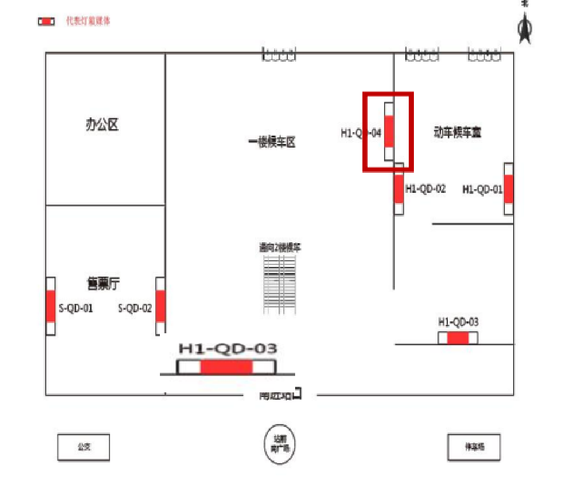 呼和浩特站广告-进站候车厅灯箱QD04点位图