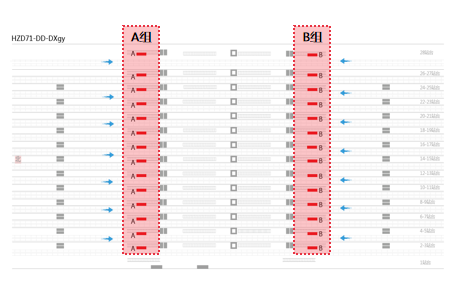 杭州东站广告-出站通道扶梯墙面感应灯箱套装位置图