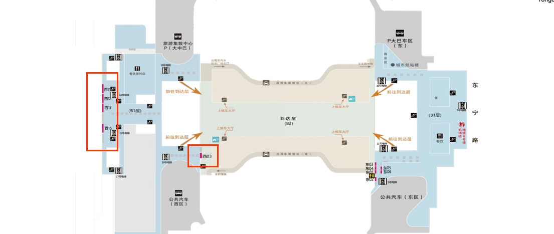 杭州东站广告-一层西出站口灯箱位置图
