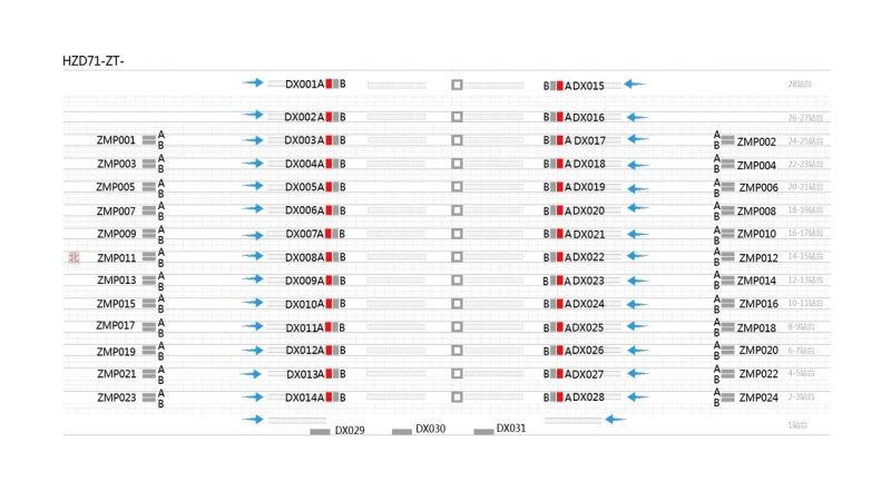 杭州东站广告-出站站台梯楣灯箱位置图