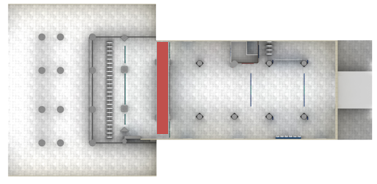 济南站广告-济南站出站大厅南侧包柱灯箱2位置图
