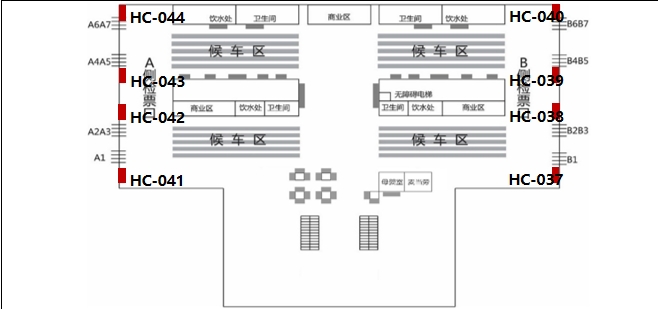 济南站广告-进站候车厅灯箱套装1点位图