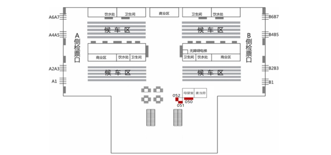 济南站广告-进站候车室灯箱套装2点位图