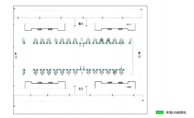 Kunming South Station advertisement-Independent screen painting set for station waiting roomBitmap