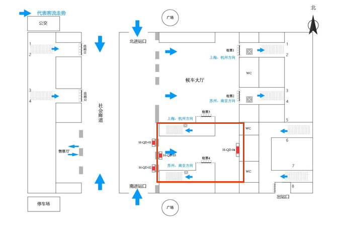 Kunshan South Station Advertising-Light box on the wall of the station waiting hallBitmap