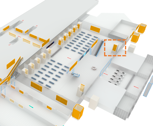 丽江站-F1层出发前厅两侧柱体灯箱2点位图