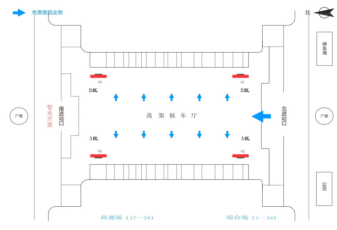 兰州西站广告-进站候车厅LED屏套装点位图