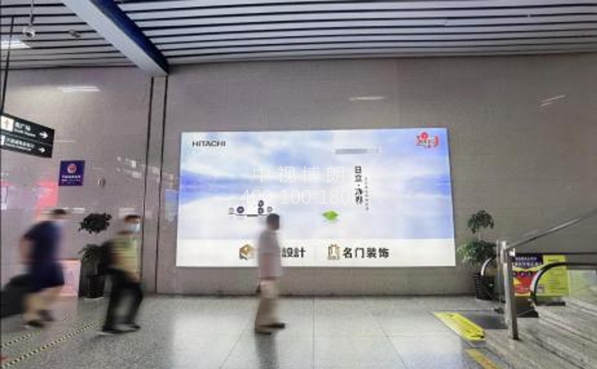 宁波站广告-北广场通道灯箱