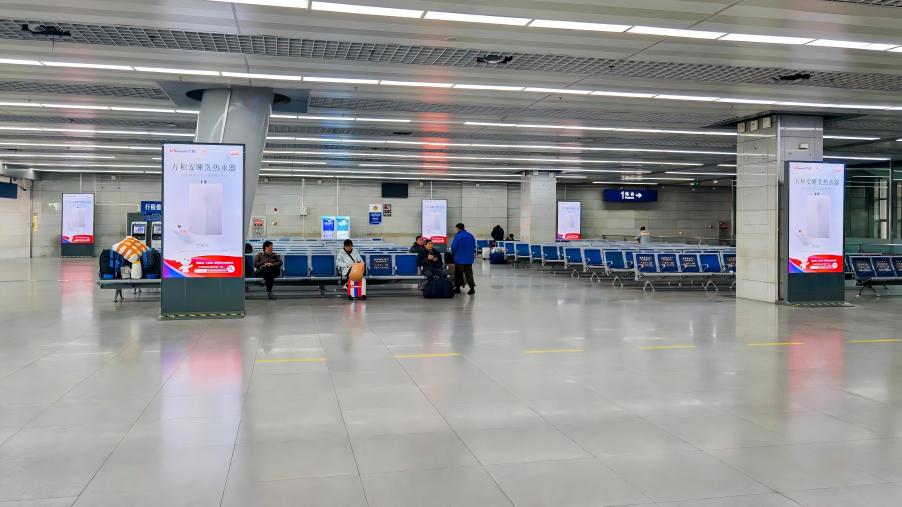 Nanjing Станция Реклама-Наборы для самостоятельной щетки в зале ожидания