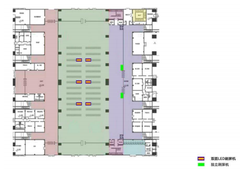 深圳坪山站-进站候车厅独立刷屏套装点位图