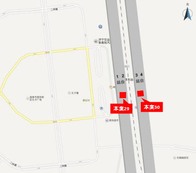 Qufu East Station advertisement-Platform level escalator filmBitmap