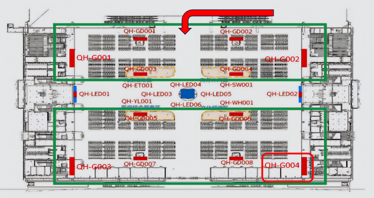 Beijing Qinghe Station advertisement-Large lightbox in waiting room 3Bitmap