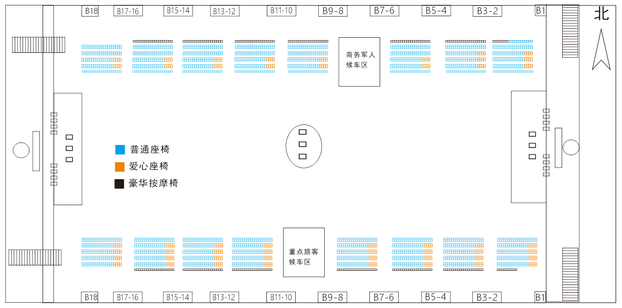 沈阳站广告-候车厅座椅贴纸套装点位图