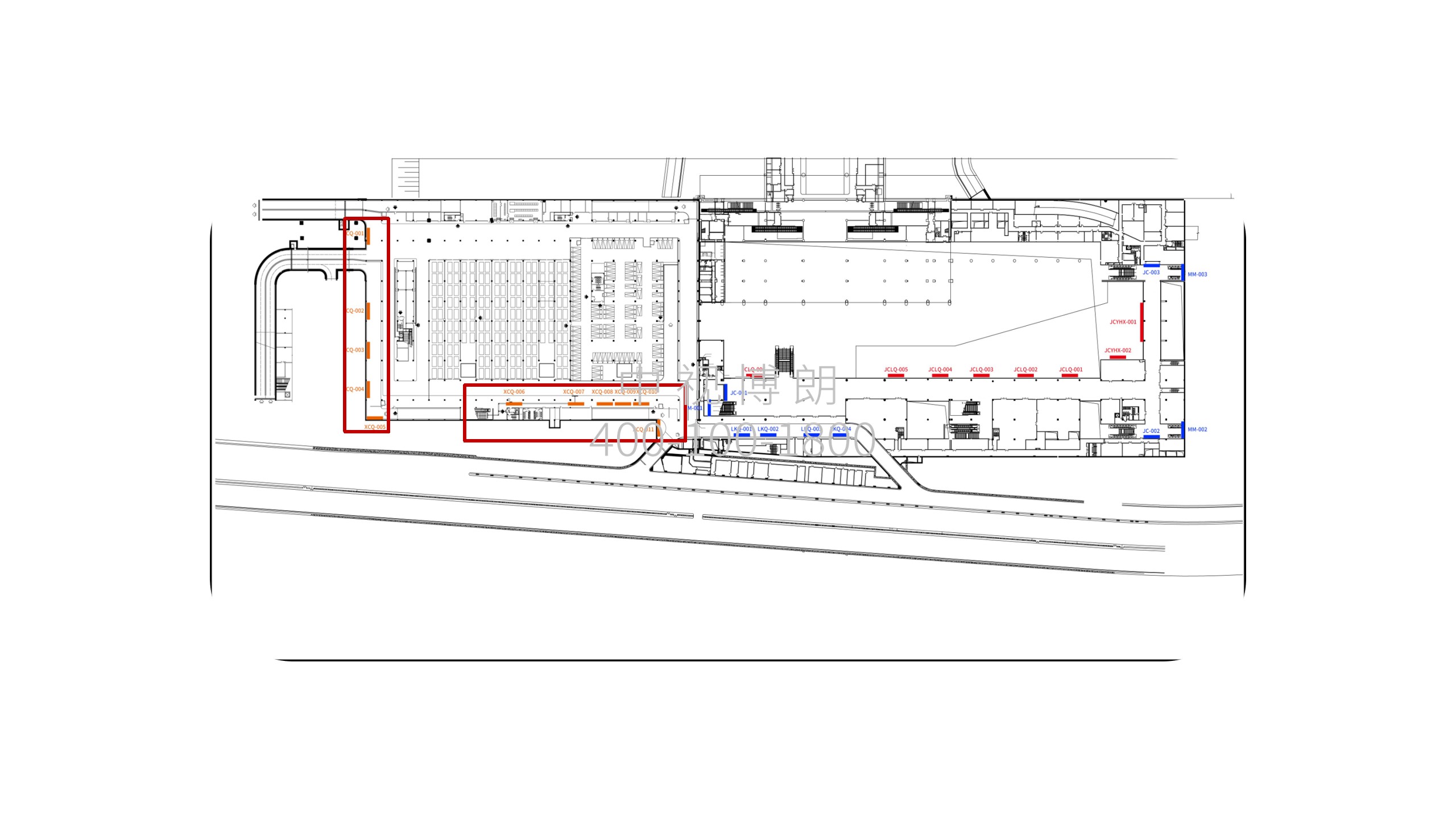 Tianjin West Station Advertising-South Square Entrance and Exit Light Box SetBitmap