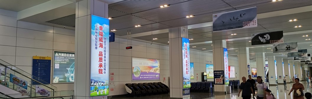 高铁广告-城市通廊柱体灯箱