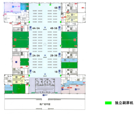 万州北站广告-进站候车室独立刷屏套装点位图