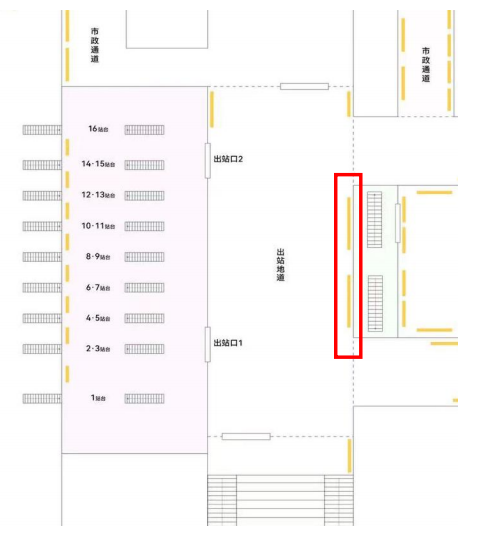 Xi'an Station Advertisement-Exit channel, municipal channel, wall light boxBitmap