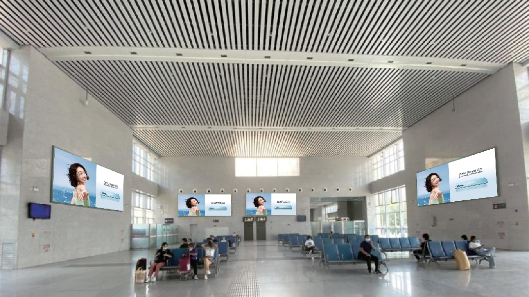 杨凌南站-候车大厅墙体看板