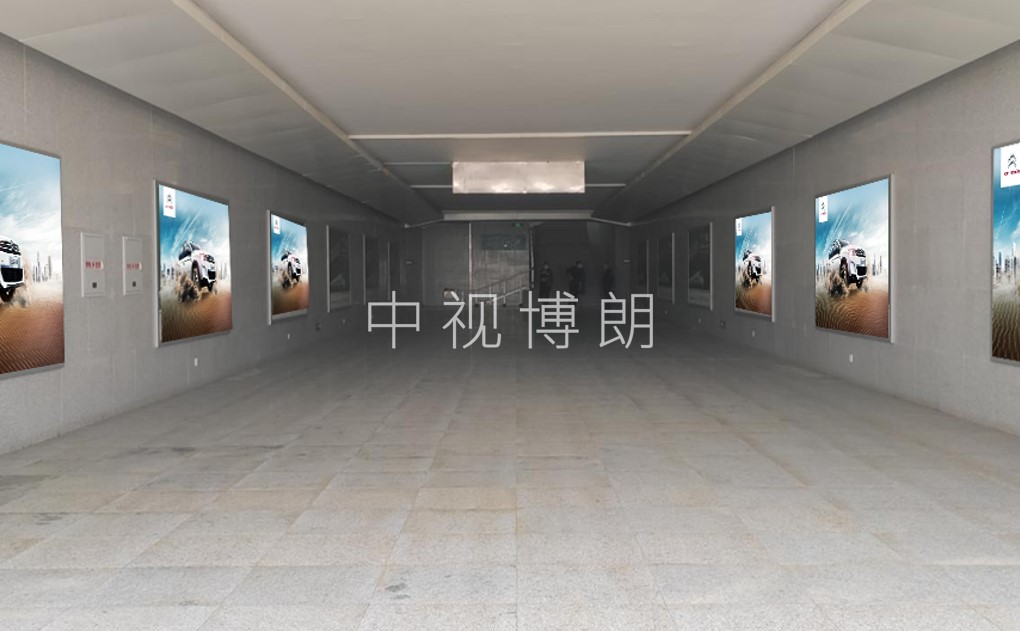 Zhungeer Station Advertisement-Exit channel light box