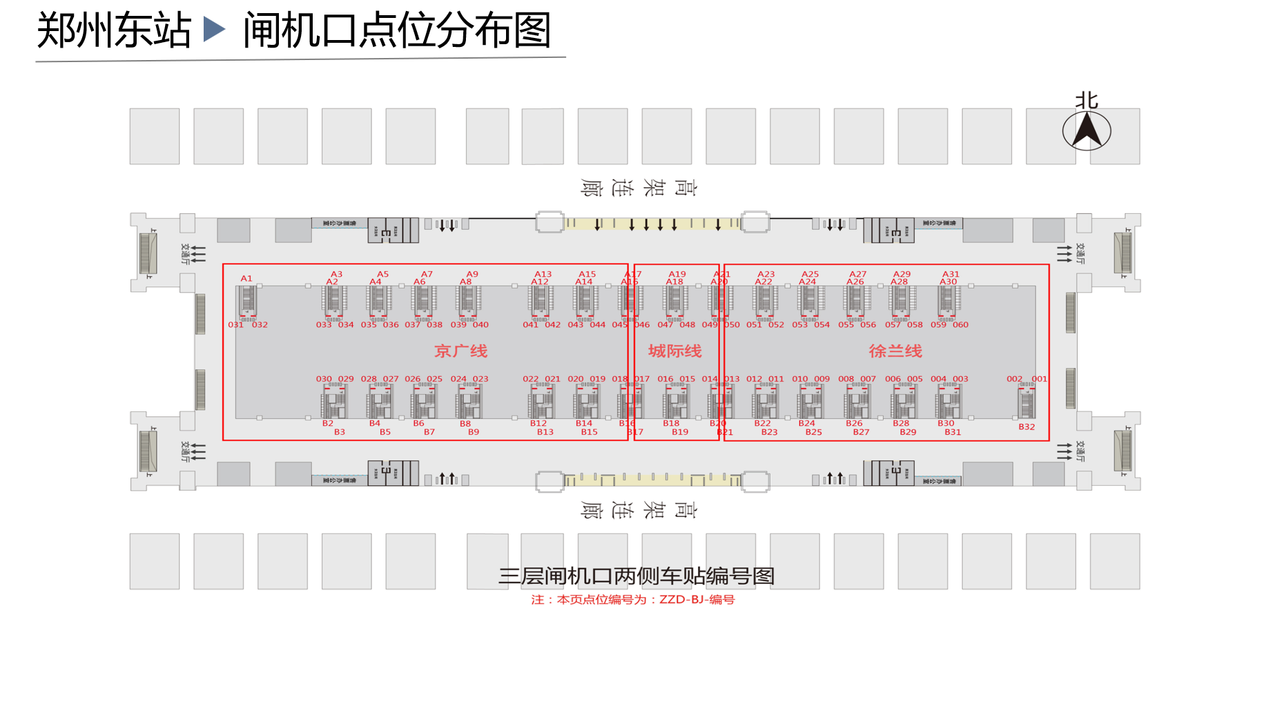 郑州东站广告-候车厅检票闸机口看板套装位置图