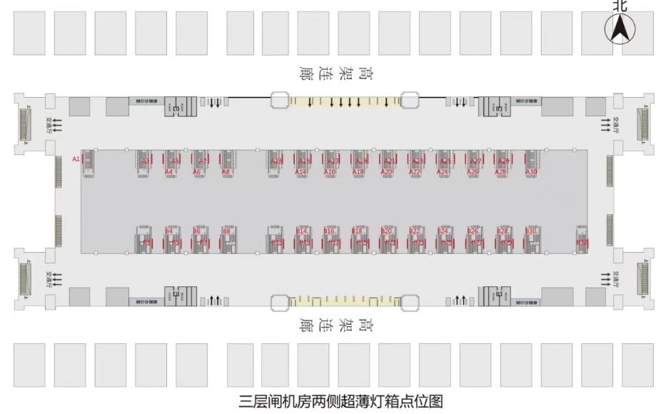 郑州东站广告-闸机口拉布灯箱点位图