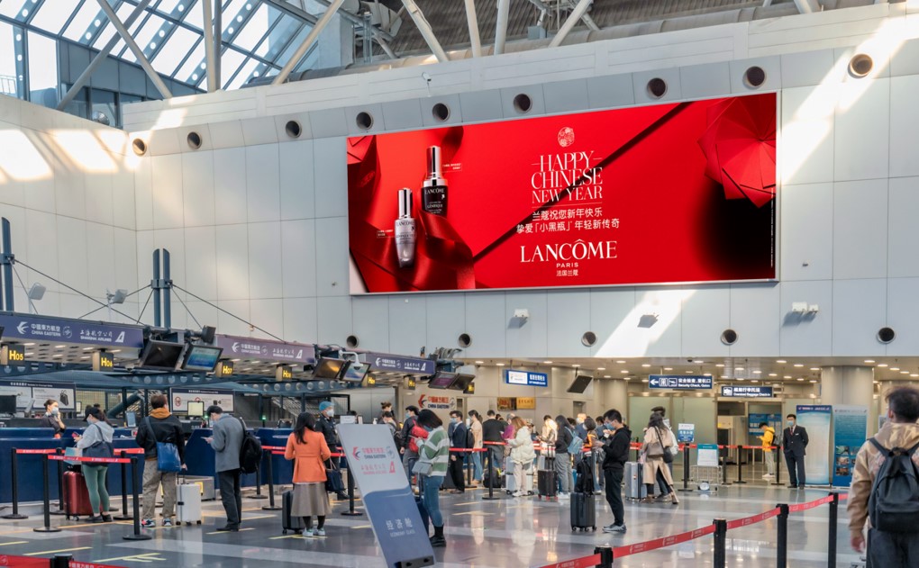 Capital Airport Advertising-T2 Domestic Departure Check in Hall Lightbox 3