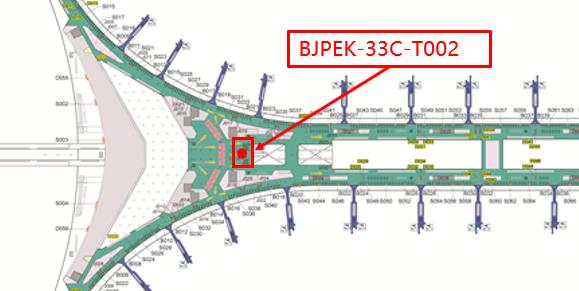 T3C三层国内安检后实物展示33C-T002点位图