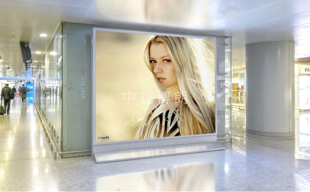 北京首都机场广告-T2 Domestic Departure Channel Light Box D008