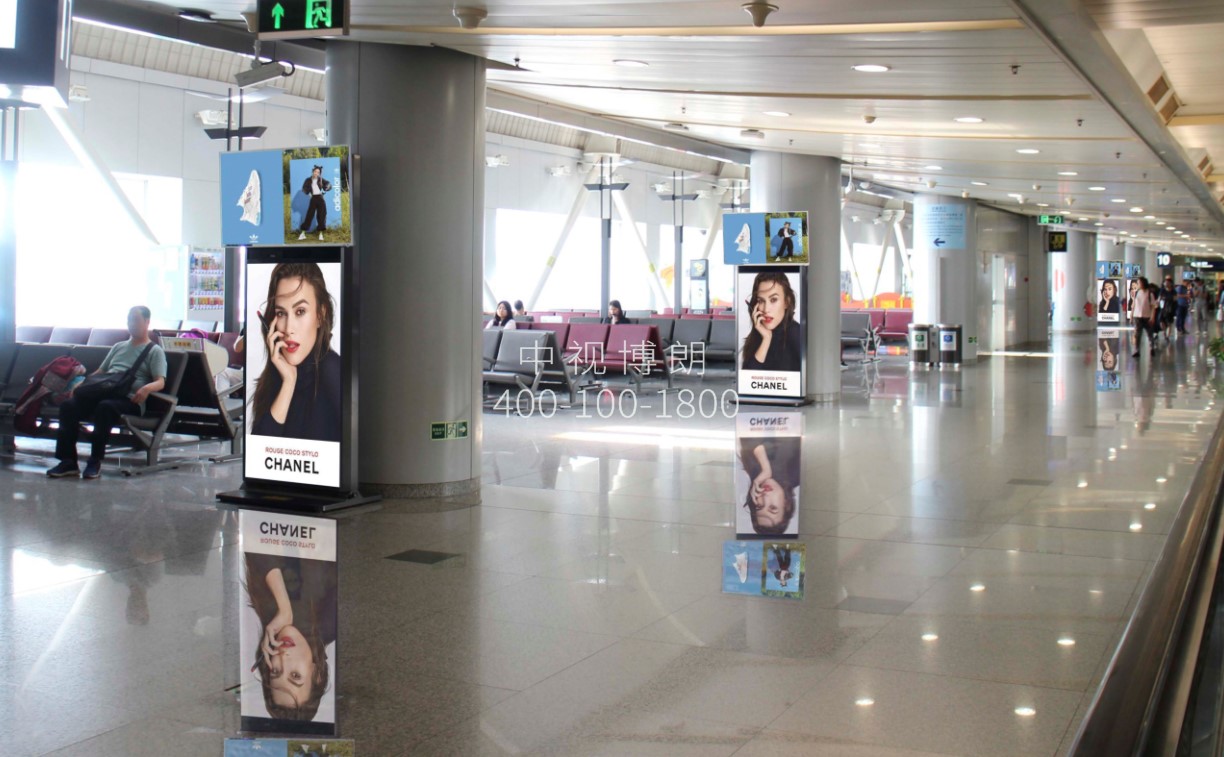北京首都机场广告-T2T3国际出发到达刷屏套装