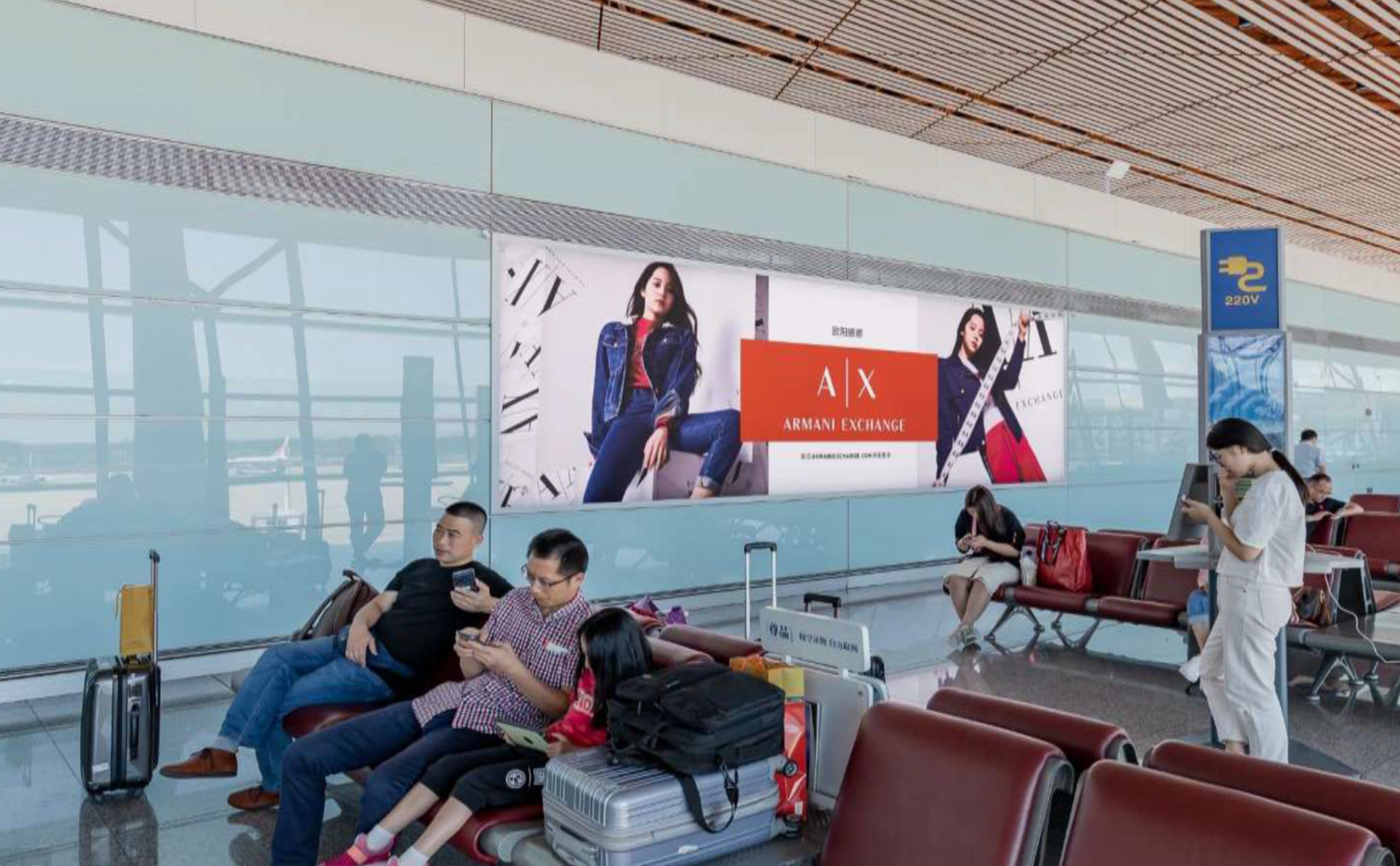 T3 Departure Terminal Light Box Advertising at Capital Airport