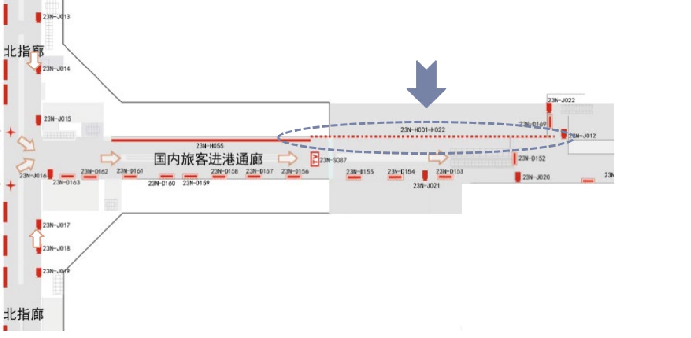 首都机场走廊广告