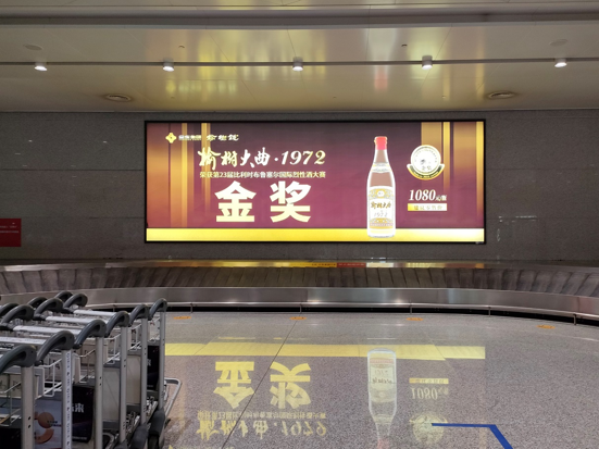 长春机场广告-到达行李厅墙体灯箱D003