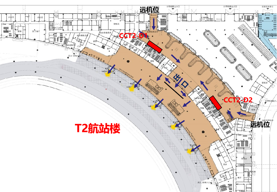 长春机场广告-到达行李厅灯箱套装D1/2点位图