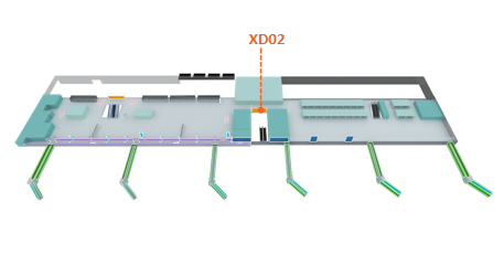 大理机场广告-F2层出发连廊通道灯箱点位图