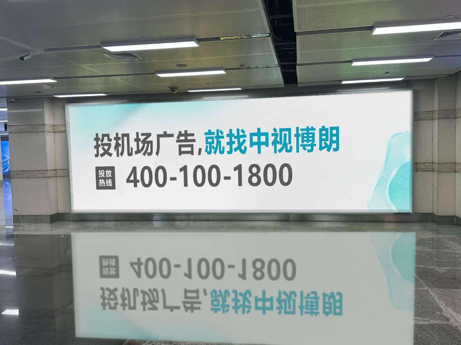 大连机场广告-国内到达行李厅灯箱D19