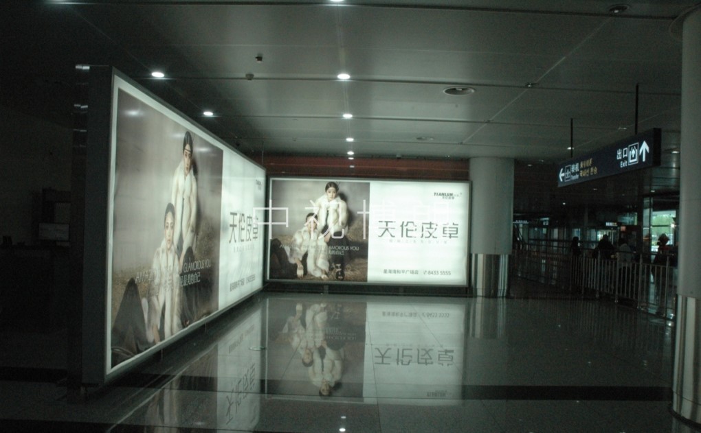大连机场广告-国际到达大厅D132