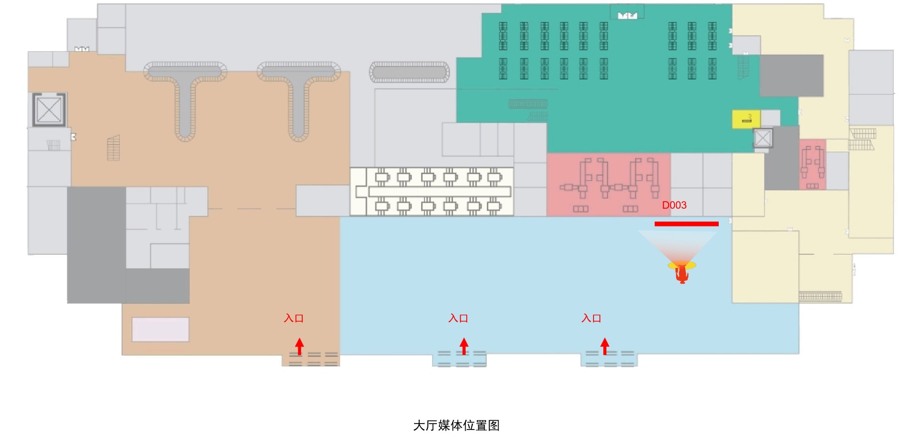 大同云冈机场机场进站口灯箱广告3