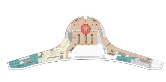 行李厅出口灯箱