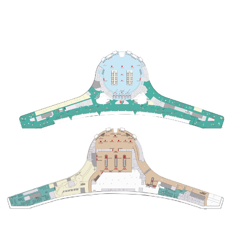 鄂尔多斯伊金霍洛国际机场广告-全覆盖行李推车贴膜位置图