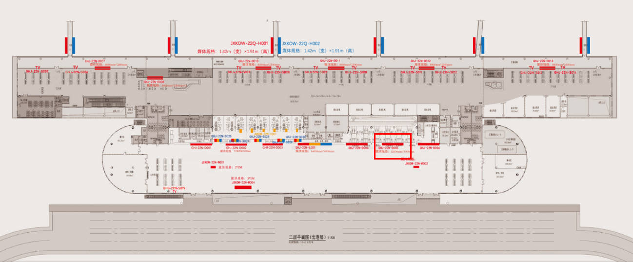 Ganzhou Airport Advertising-Domestic departure hall lightboxBitmap