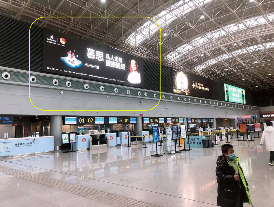 Ganzhou Airport Advertising-Domestic departure hall lightbox