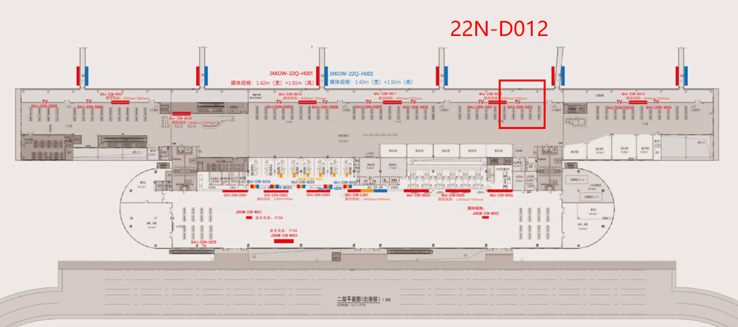 Ganzhou Airport Advertising-Domestic terminal corridor lightboxBitmap